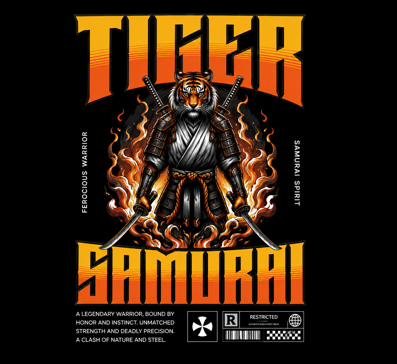 ZN Tiger Samurai Hoodie